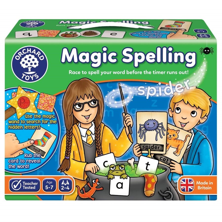 Joc educativ in limba engleza Silabisirea Magica MAGIC SPELLING, Orchard Toys