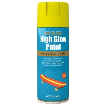 Vopsea culoare intensa galben fluorescent Rustoleum 400 ml Vopsea culoare intensa galben fluorescent Rustoleum 400 ml