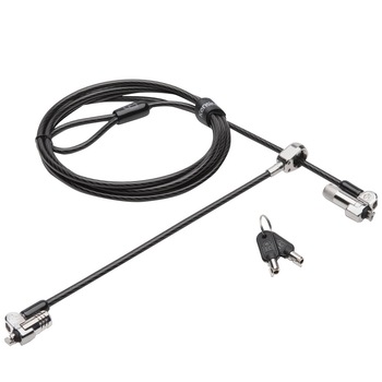 Cablu de securitate Kensington, NanoSaver, cu cheie, cu doua capete Cablu de securitate Kensington, NanoSaver, cu cheie, cu doua capete