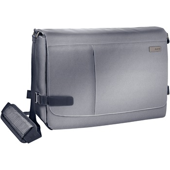 Geanta Leitz Complete Messenger 15,6'' Smart Traveller, gri-argintiu Geanta Leitz Complete Messenger 15,6'' Smart Traveller, gri-argintiu