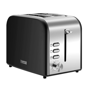 Prajitor de Paine, 850 W, Functie Dezghetare si Incalzire, Butoane Iluminate, 6 Setarii Prajire, Capacitate 2 Felii, Centrare Automata a Feliei, Carcasa din Otel Inoxidabil, Design Modern, Negru Prajitor de Paine, 850 W, Functie Dezghetare si Incalzire, Butoane Iluminate, 6 Setarii Prajire, Capacitate 2 Felii, Centrare Automata a Feliei, Carcasa din Otel Inoxidabil, Design Modern, Negru