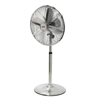 Ventilator cu Stativ, 50 W, Diametru Palete 40 cm, Oscilare Cuplabila, Palete Metalice, 3 Viteze, Argintiu Ventilator cu Stativ, 50 W, Diametru Palete 40 cm, Oscilare Cuplabila, Palete Metalice, 3 Viteze, Argintiu