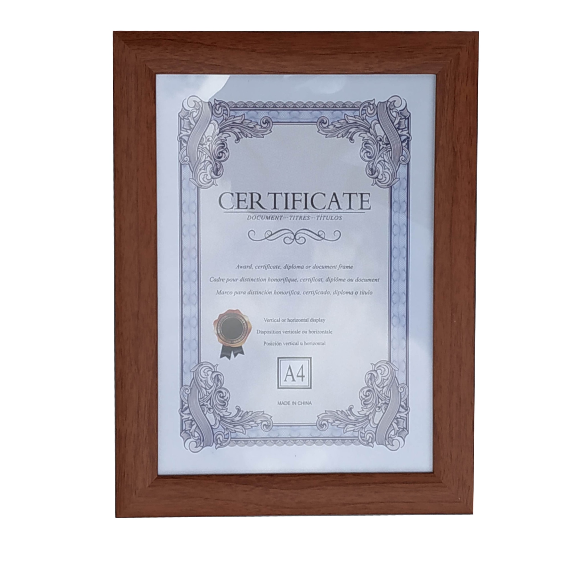 Rama foto, din lemn, format A4, ClauM