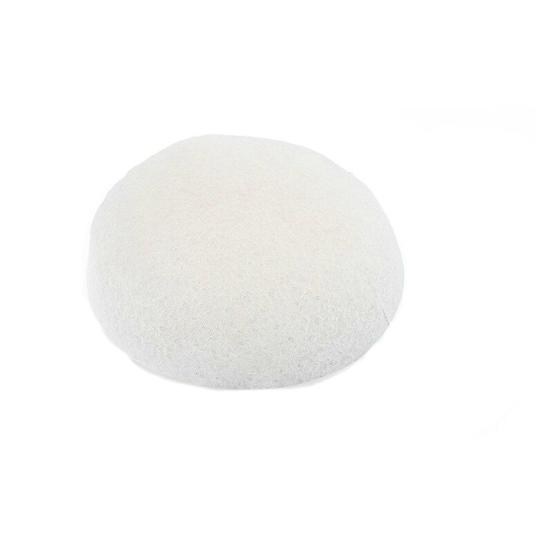 Burete Konjac Alb, pentru fata, 7 cm