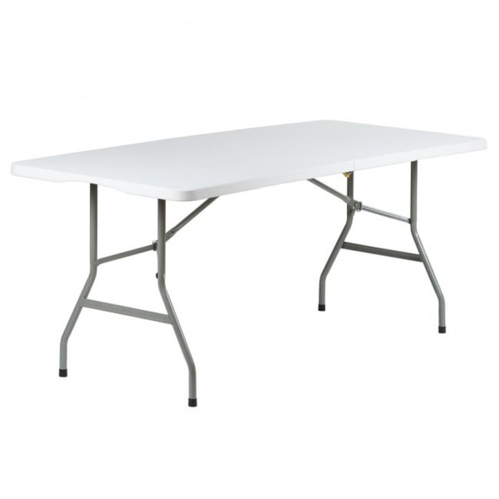 Tesco Multifunkcionális Összecsukható Asztal, téglalap alakú, 1,8 mx 0,75 mx 0,75 m