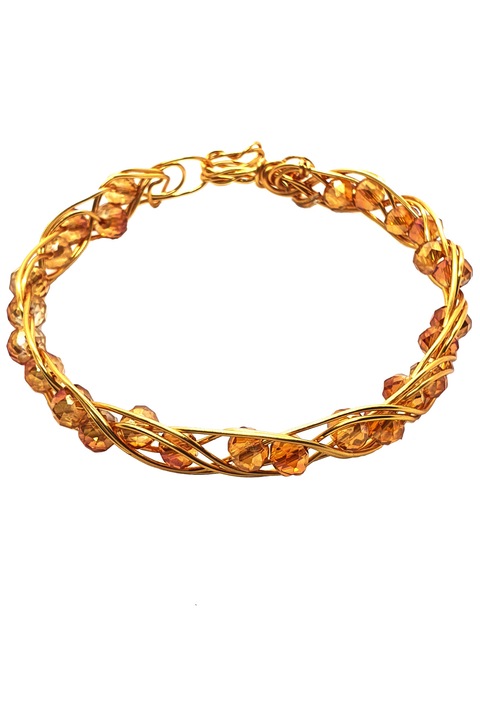 Bratara Twist, Lola Bijoux, Cristale Aurii