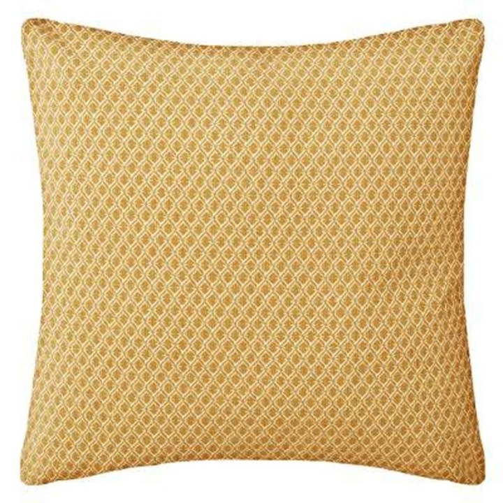 Perna decorativa, Atmosphera, Pattern Otto, 38x38cm, galben