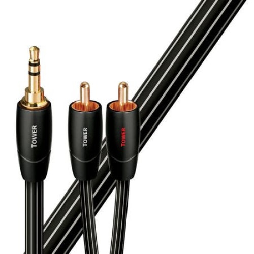 Cablu audio Jack 3.5mm - 2RCA AudioQuest Tower 3m
