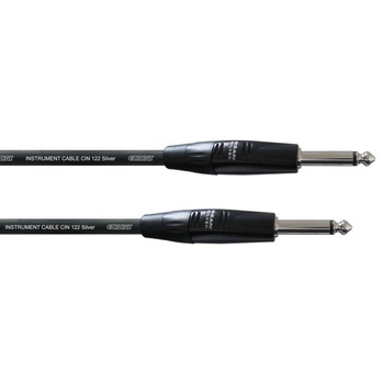 Cablu Intrument Profesional, Cordial, Negru, jack 6.3 mm - jack 6.3 mm, 3metri Cablu Intrument Profesional, Cordial, Negru, jack 6.3 mm - jack 6.3 mm, 3metri