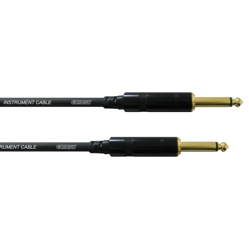 Cablu Instrument, Cordial, Negru, jack 6.3 mm - jack 6.3 mm, 9 metri