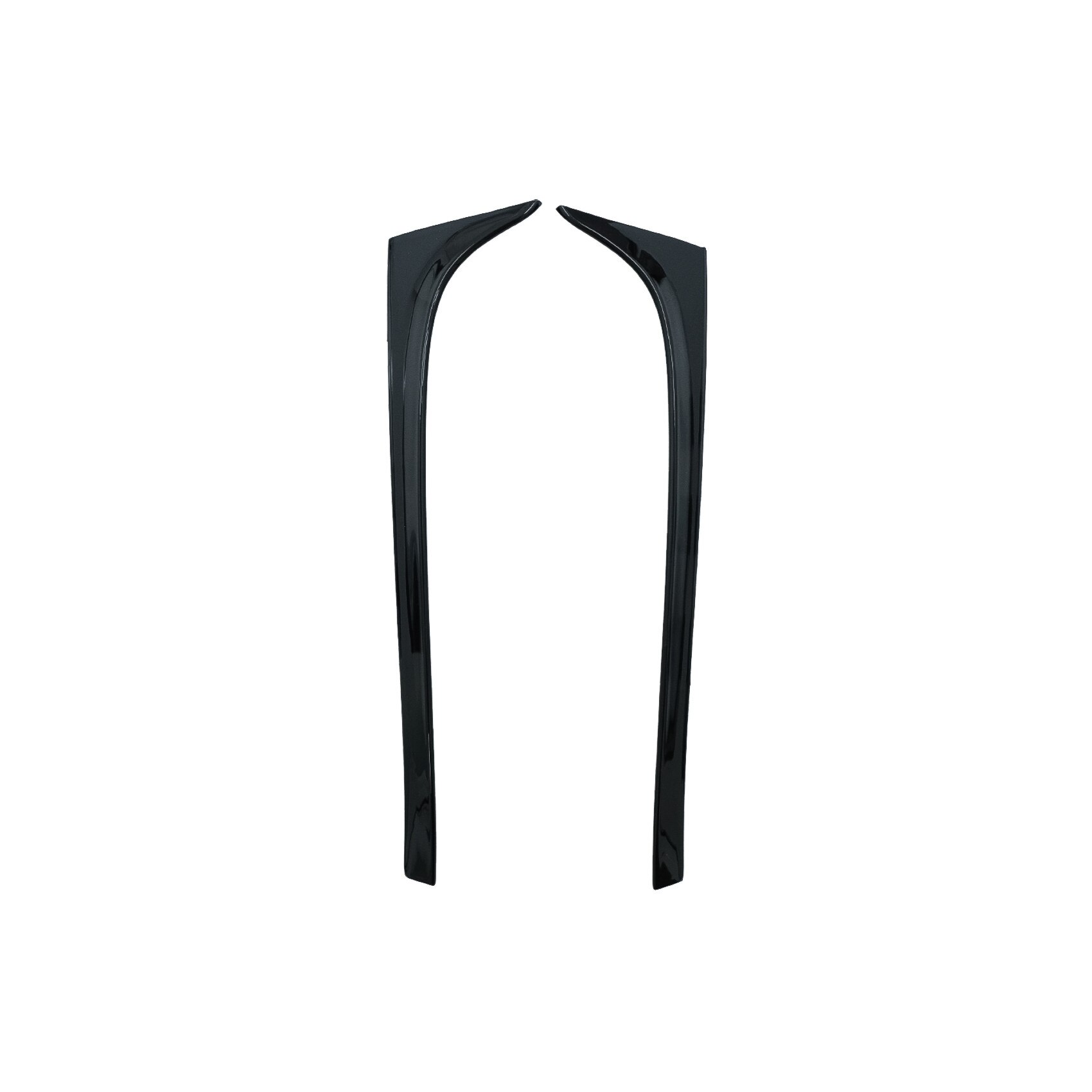 Set 2 Prelungiri Laterale Eleron Luneta compatibil cu VW Golf 7 & 7.5 (2012-2020) Piano Black