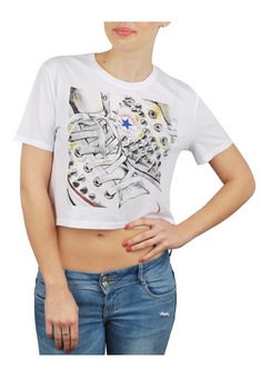 Tricou, Converse, Alb, Alb Tricou, Converse, Alb, Alb