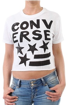 Tricou dama, Converse, Alb Tricou dama, Converse, Alb