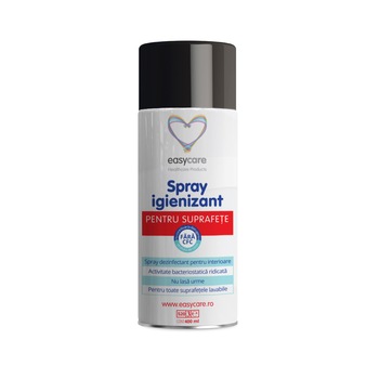 Spray igienizant pentru suprafete Easycare 400ml Spray igienizant pentru suprafete Easycare 400ml