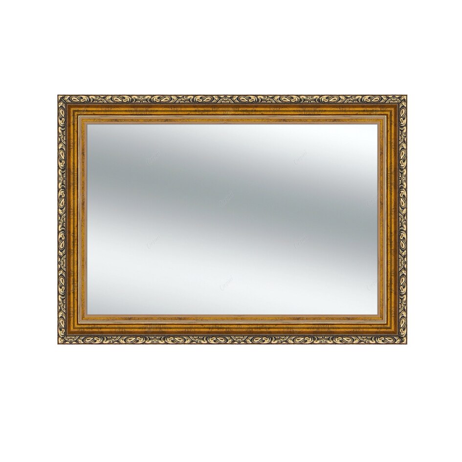 Oglinda decorativa lemn, 70 x 90cm, H61m auriu, Holzart