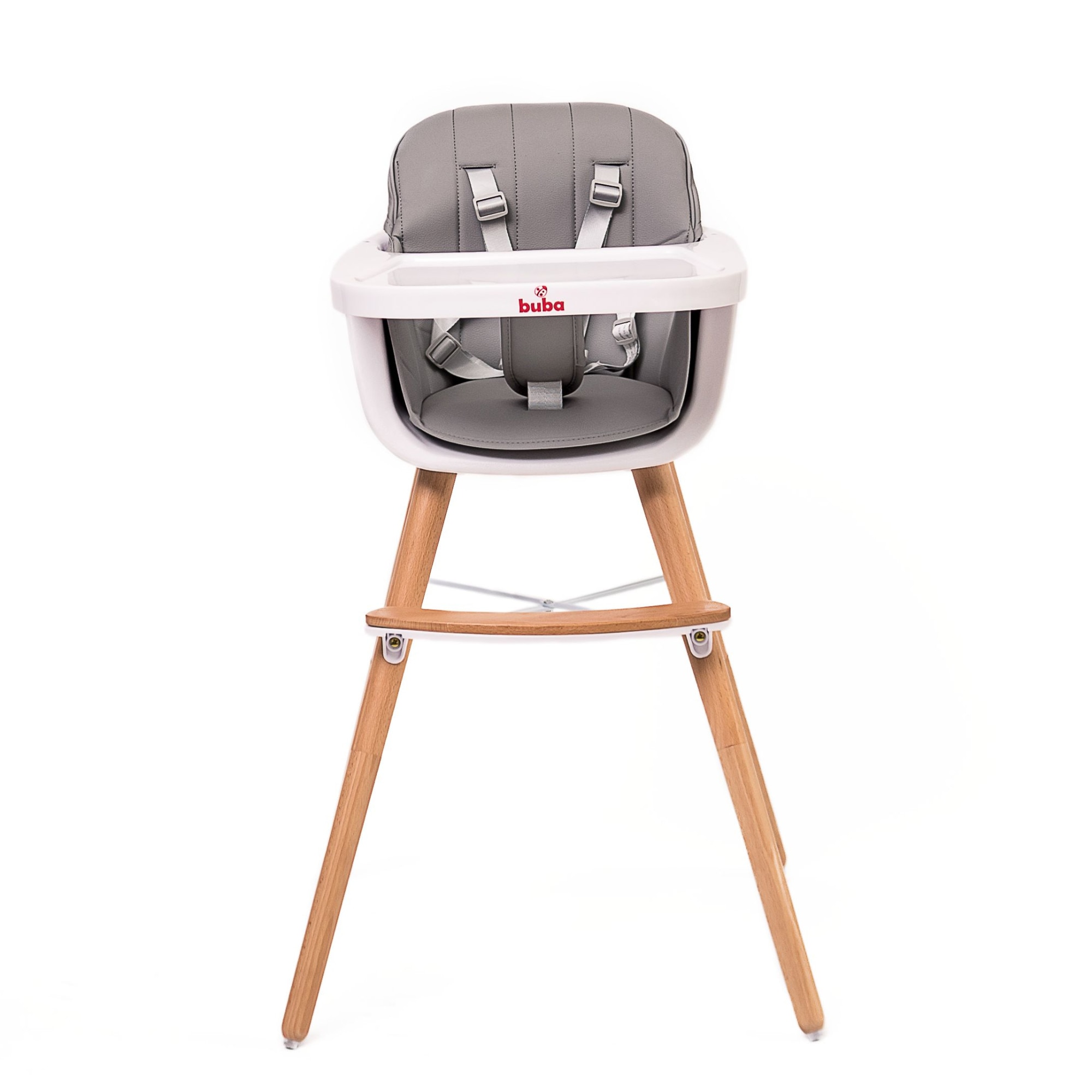 Scaunel de masa pentru copii Buba Carino, Gri