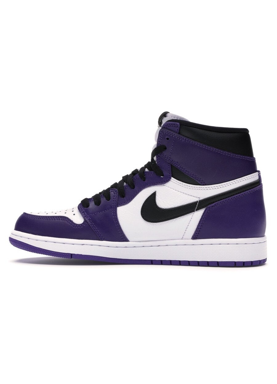 Pantofi sport Jordan 1 Retro High Court Purple White, 42.5 EU