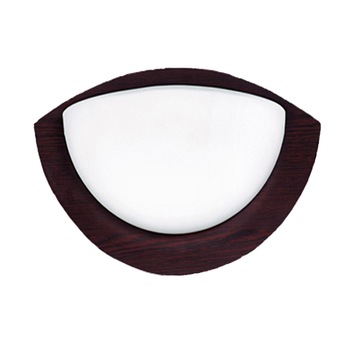 Aplica BUSSY LIGHTING 5086 1/2 Luksor, Diametru 31x21cm, Lemn venge, 1xE27 / sticla alb Aplica BUSSY LIGHTING 5086 1/2 Luksor, Diametru 31x21cm, Lemn venge, 1xE27 / sticla alb