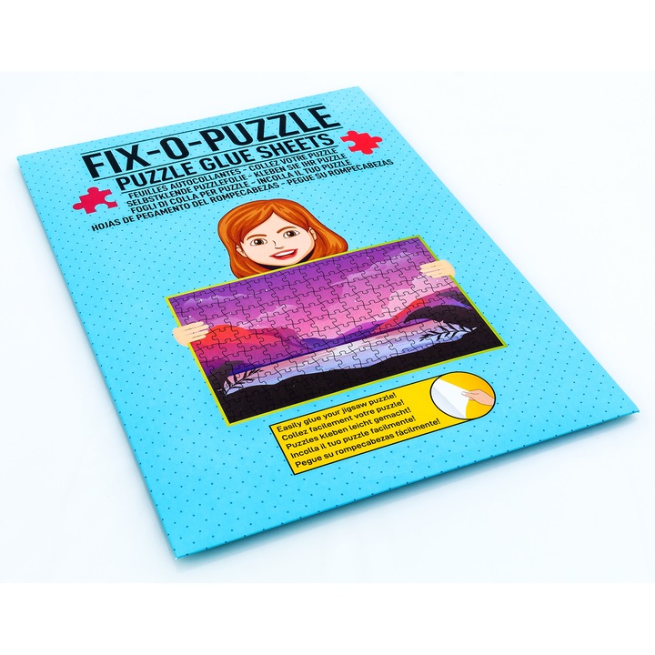 Puzzle Minnie Mouse Panorama Educa 1000 piese şi lipici Fix