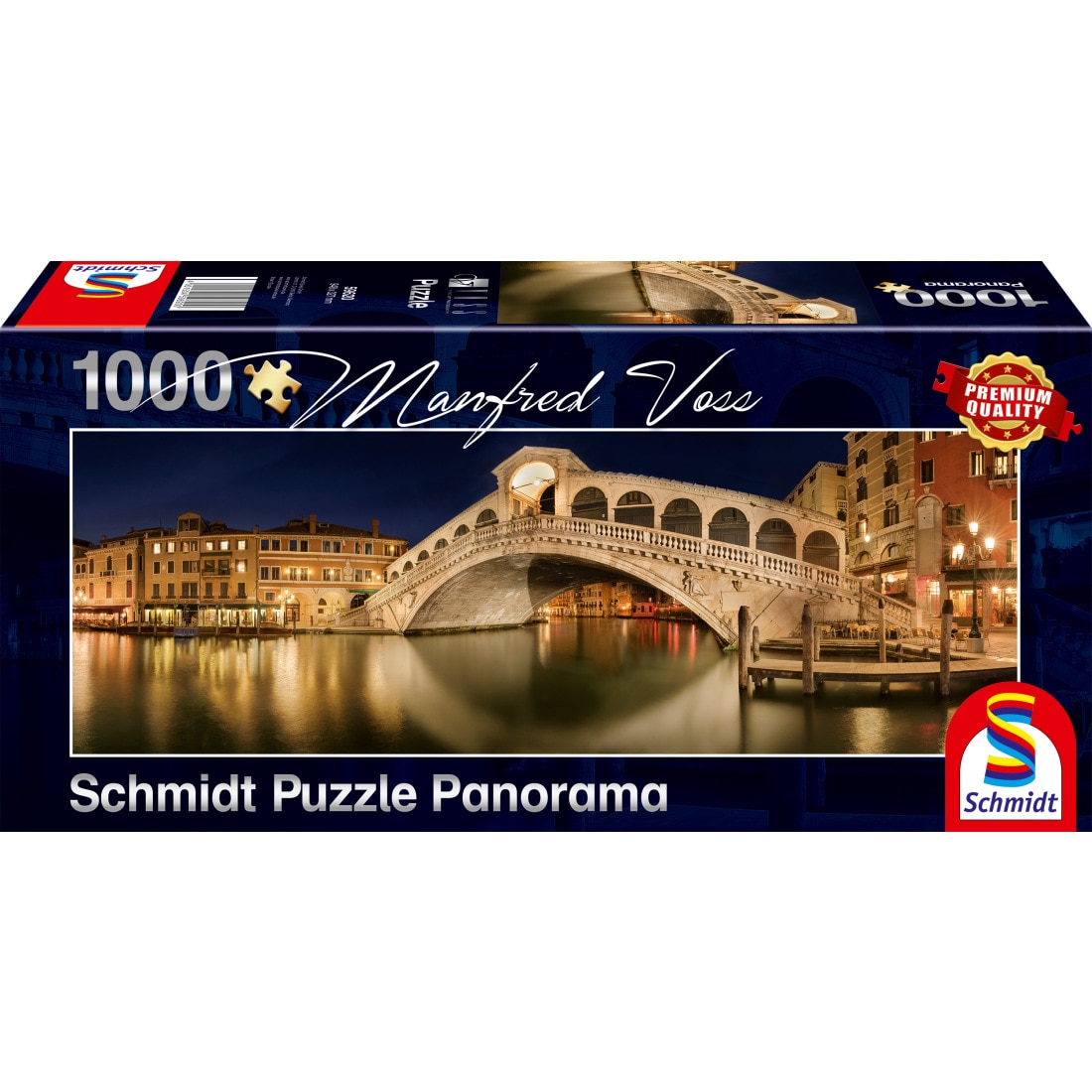 Puzzle Schmidt - Manfred Voss: Rialto bridge, 1000 piese