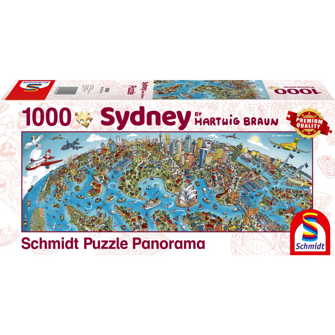 Puzzle Schmidt - Cityscape Sydney, 1000 piese