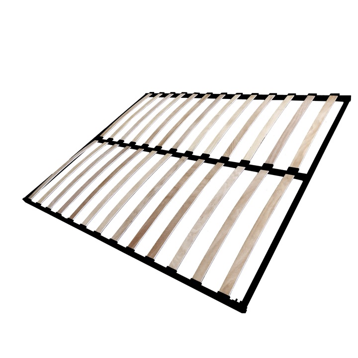 Разглобяема ламелна рамка 160 х 200 ГАЛАКС Черна