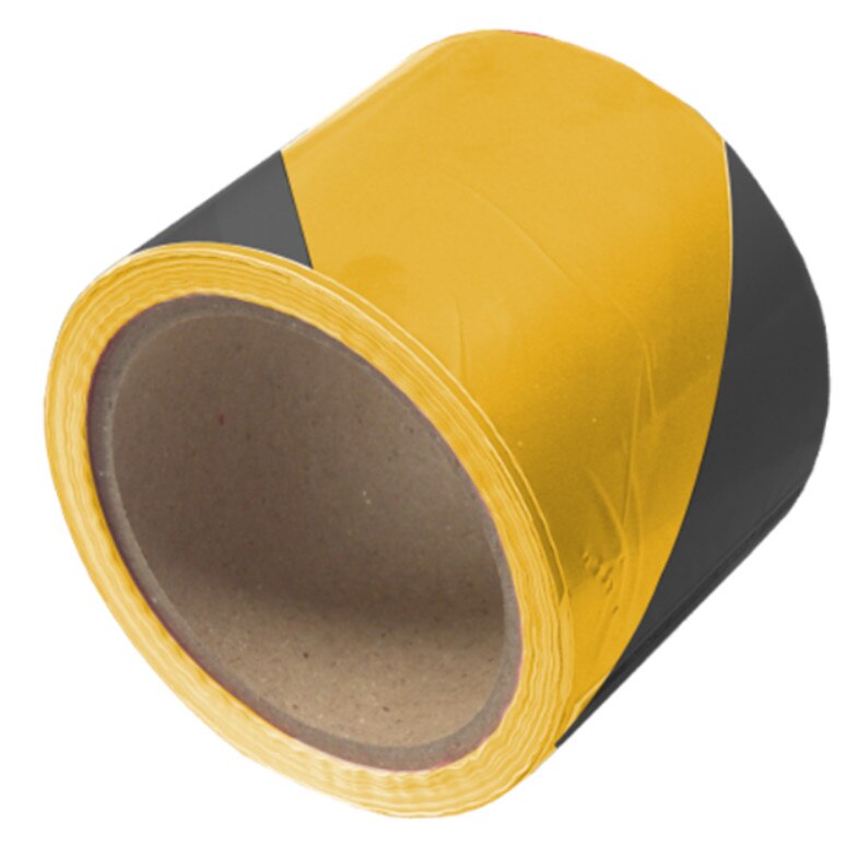 Banda de Delimitare si Semnalizare EvoTools, lungime 100 m, latime 75 mm, culoare Galben/Negru