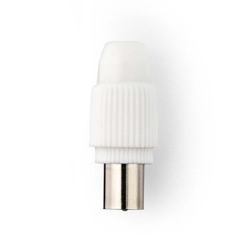 Set mufe coaxial tata - 2 bucati, alb Nedis Set mufe coaxial tata - 2 bucati, alb Nedis