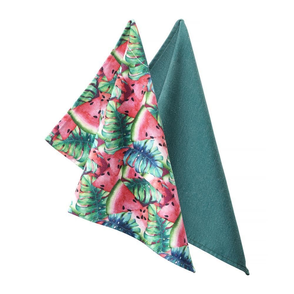 Set prosoape de bucatarie 2Buc 40X60cm Pepeni Tropical