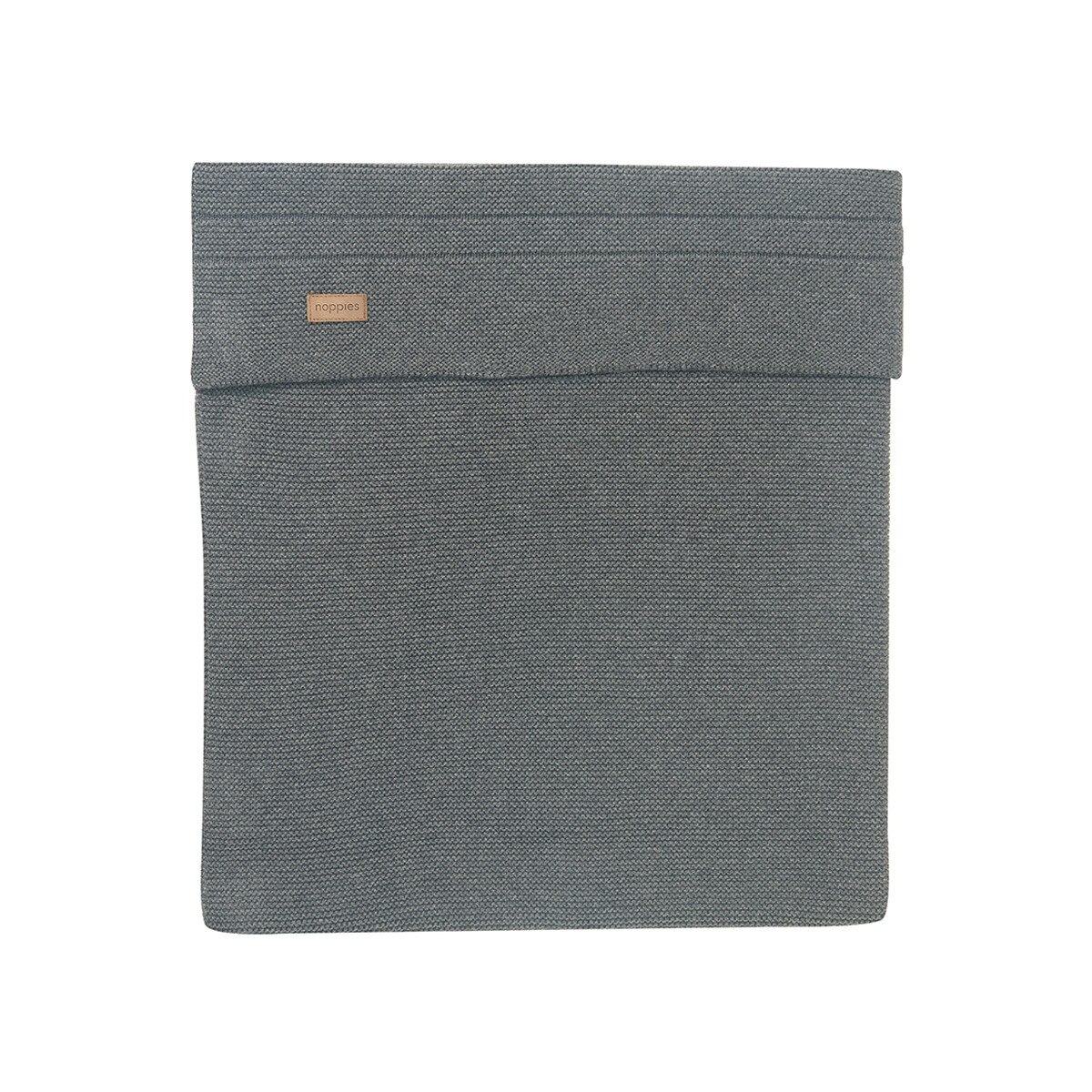 Paturica bebe, Noppies, tricotata, Norcia, gri, 75x100 cm