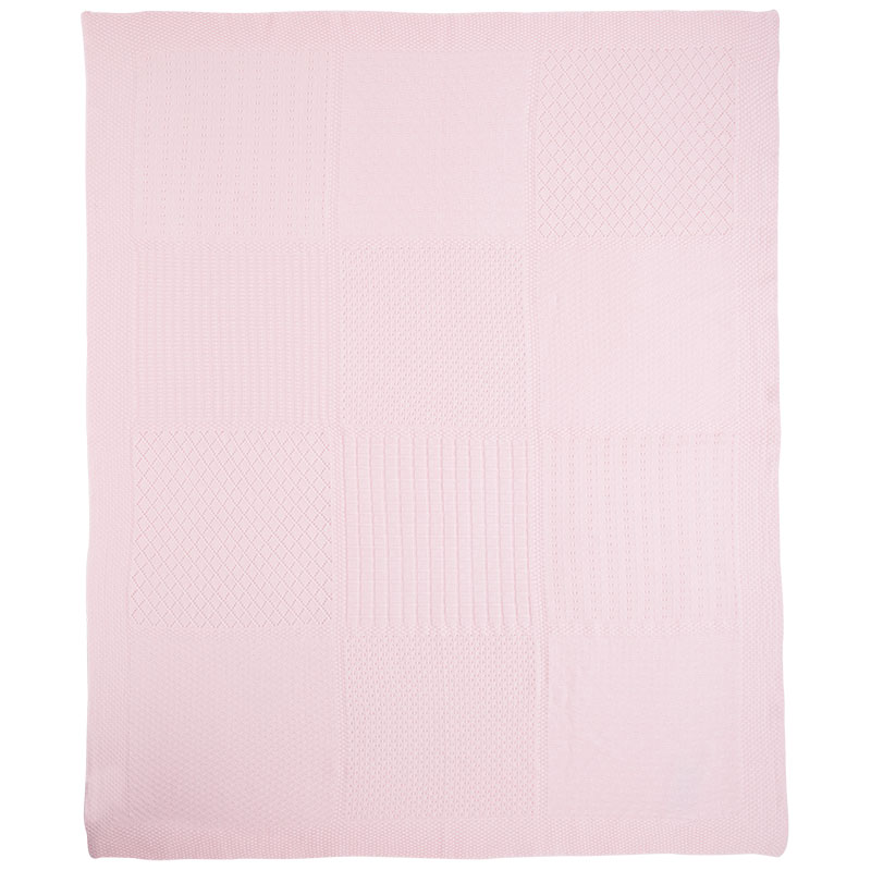 Paturica tricot Mayoral, roz , 100X80 cm