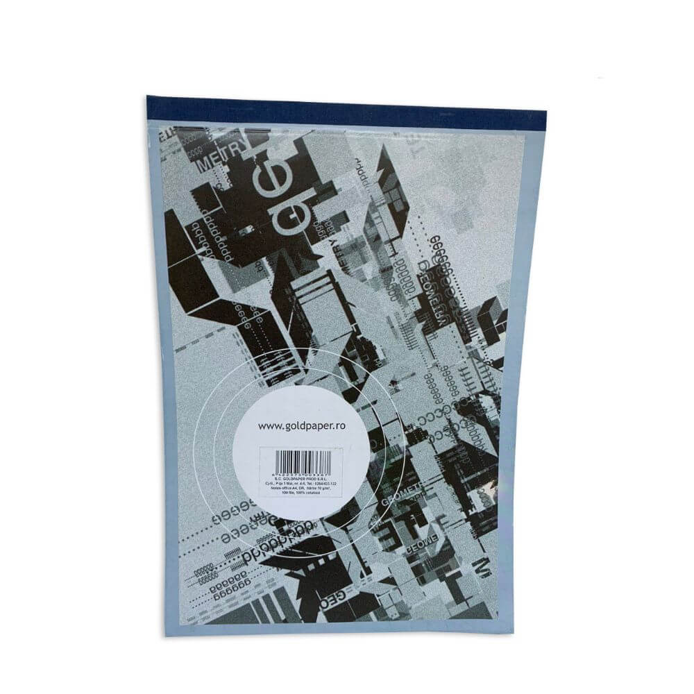 Caiet Office A4 Dictando, 100 File cu Microperforatii, Hartie 70 g/m²