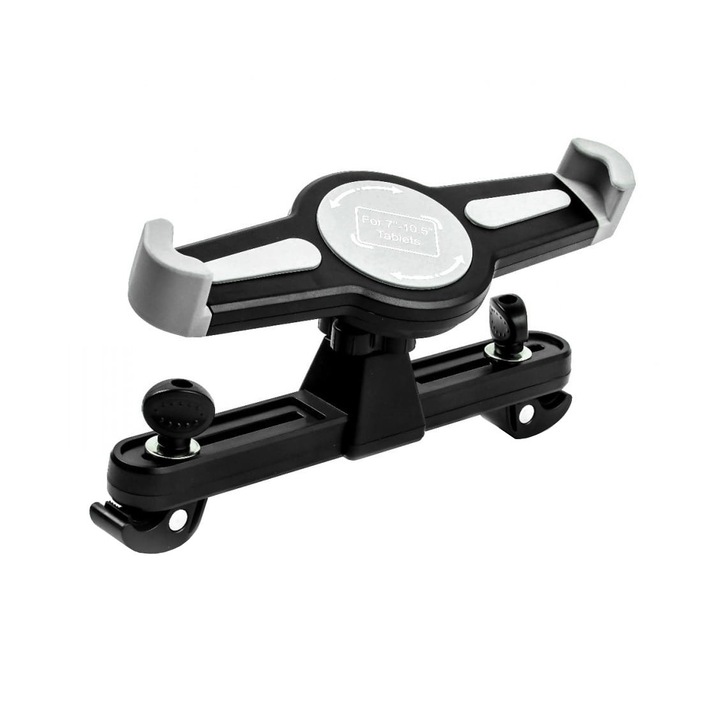 Suport auto universal BLASHORN, pentru tetiera, negru/argintiu