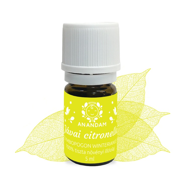 Anandam Bio jávai citronella illóolaj - Cymbopogon winterianus 5 ml