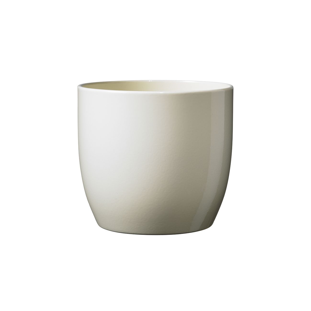 Ghiveci ceramica, Basel diametru 19 cm, crem