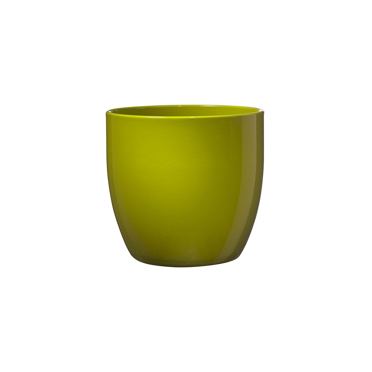 Ghiveci ceramica, Basel diametru 14 cm, verde