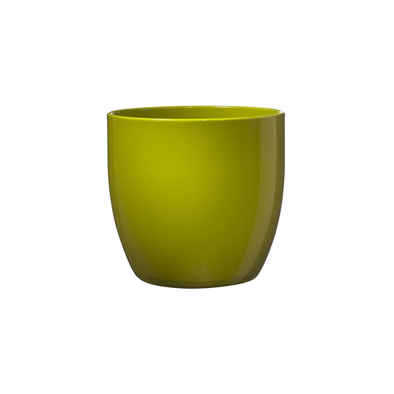Ghiveci ceramica, Basel diametru 16 cm, verde