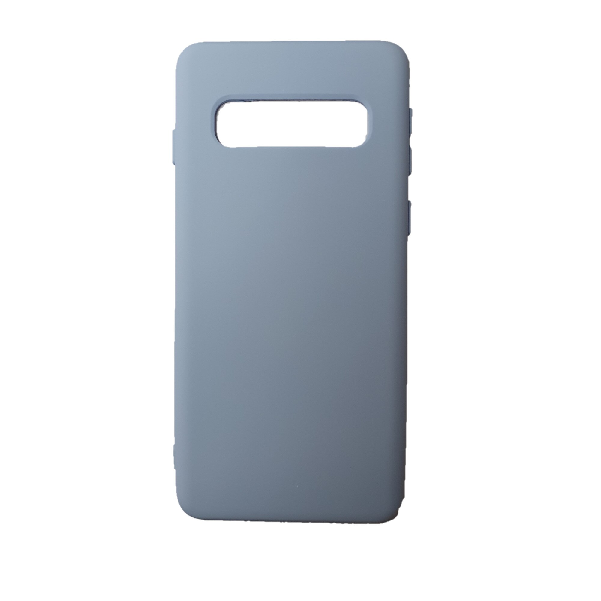 Husa silicon soft-touch compatibila cu Samsung Galaxy S10 Plus, Gri
