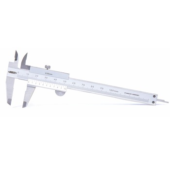 Subler mini cu vernier Insize, Precizie 0.05 mm, 0-100 mm Subler mini cu vernier Insize, Precizie 0.05 mm, 0-100 mm