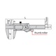 Subler Digital INSIZE 0-300mm 0.01mm 1108-300W