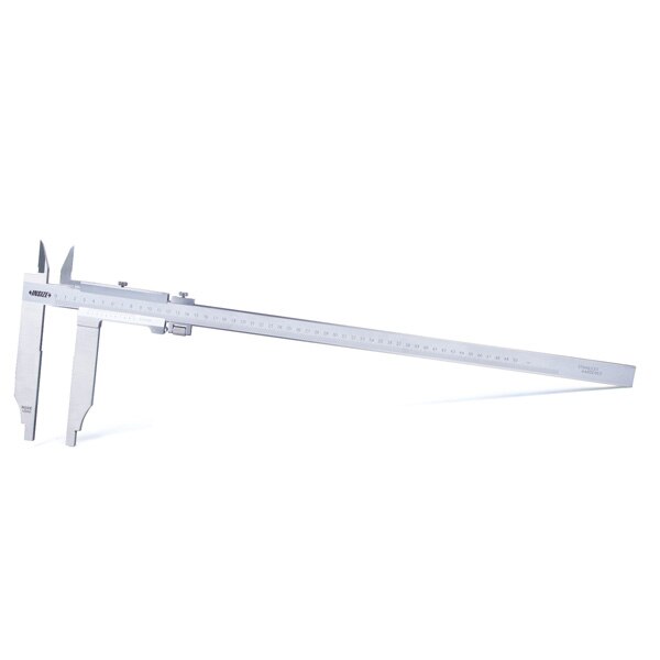 Subler vernier INSIZE Tip Solid turnat Lungime falci 100 mm Precizie 0.05 mm 0-500 mm