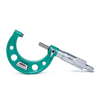 Micrometru de exterior Insize, Precizie 0.01 mm, 0-100 mm Micrometru de exterior Insize, Precizie 0.01 mm, 0-100 mm