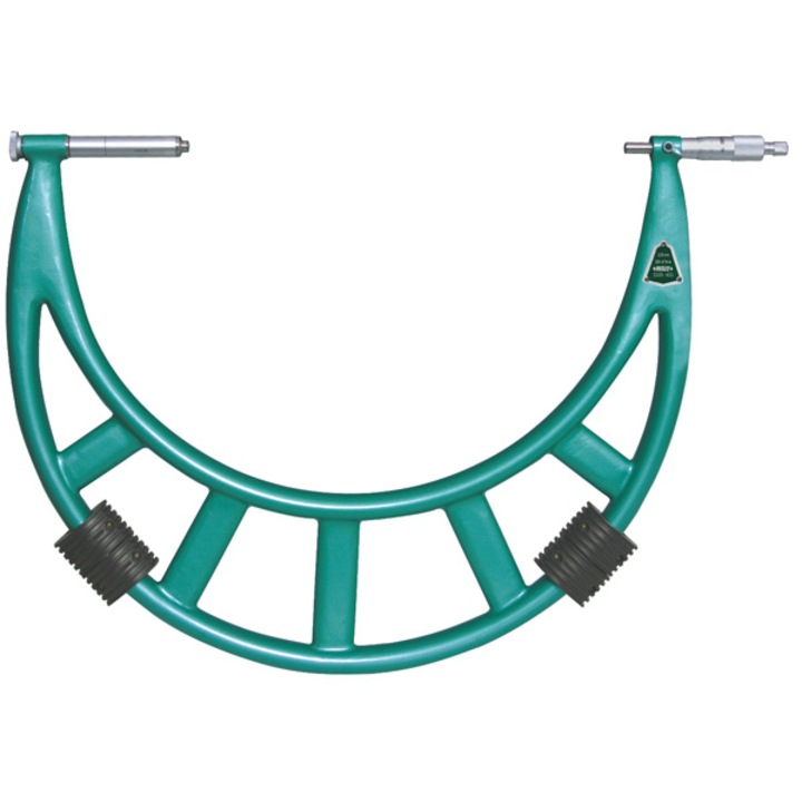 Micrometru de exterior cu guler Insize, Citire 0.01 mm, 1200-1400mm