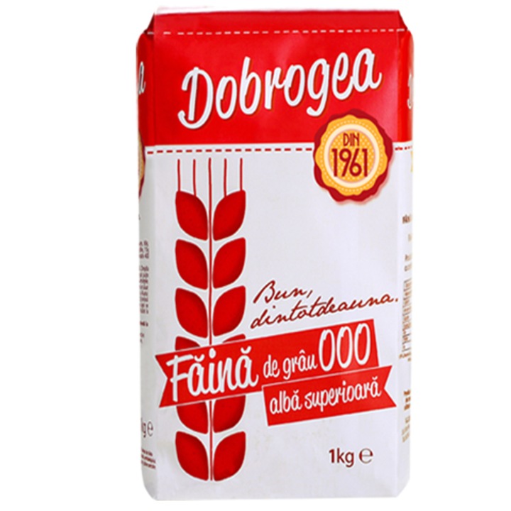Faina alba de grau Superioara 000 Dobrogea, 1kg