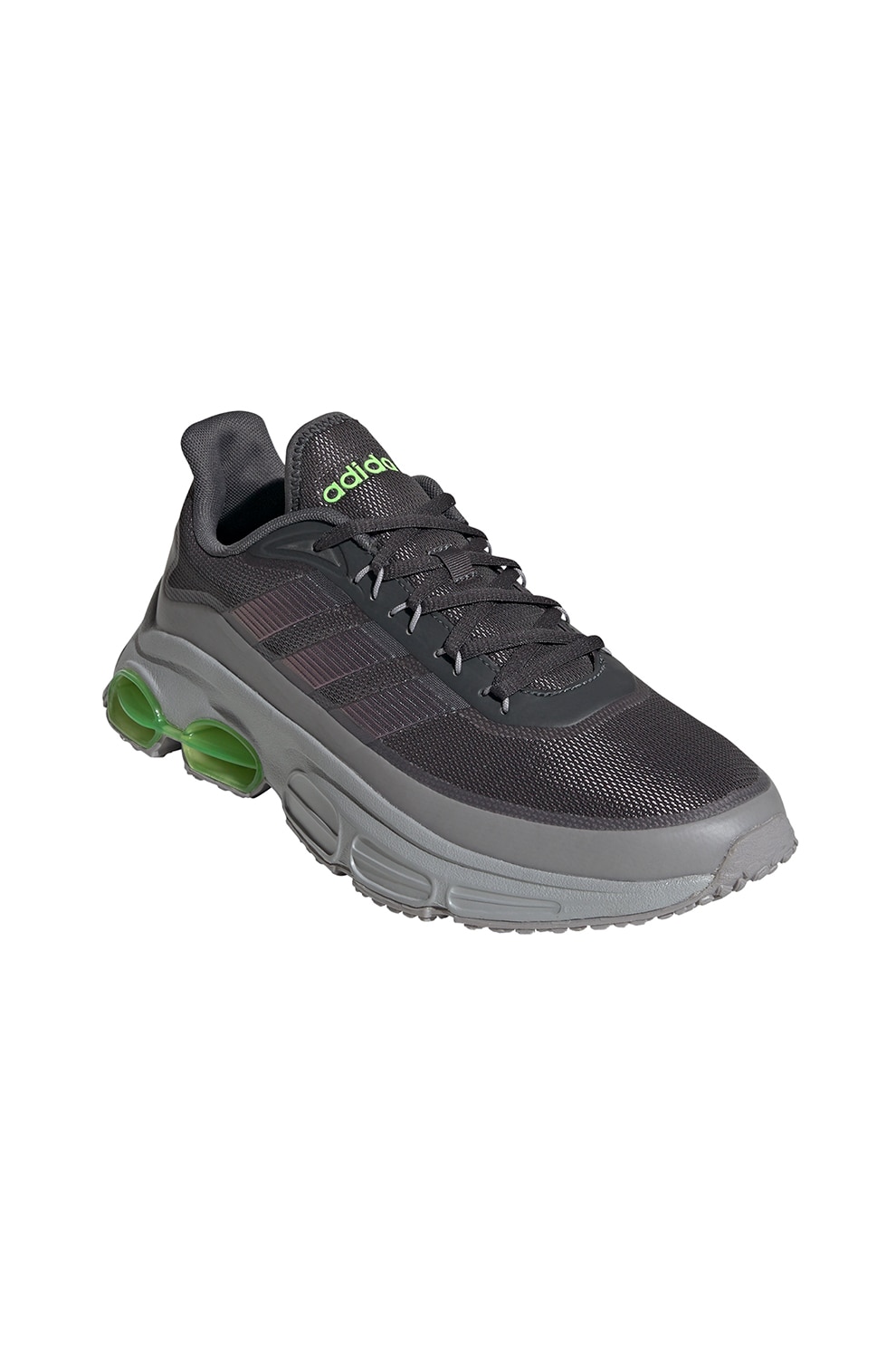 adidas Performance, Pantofi pentru alergare Quadcube, Gri inchis