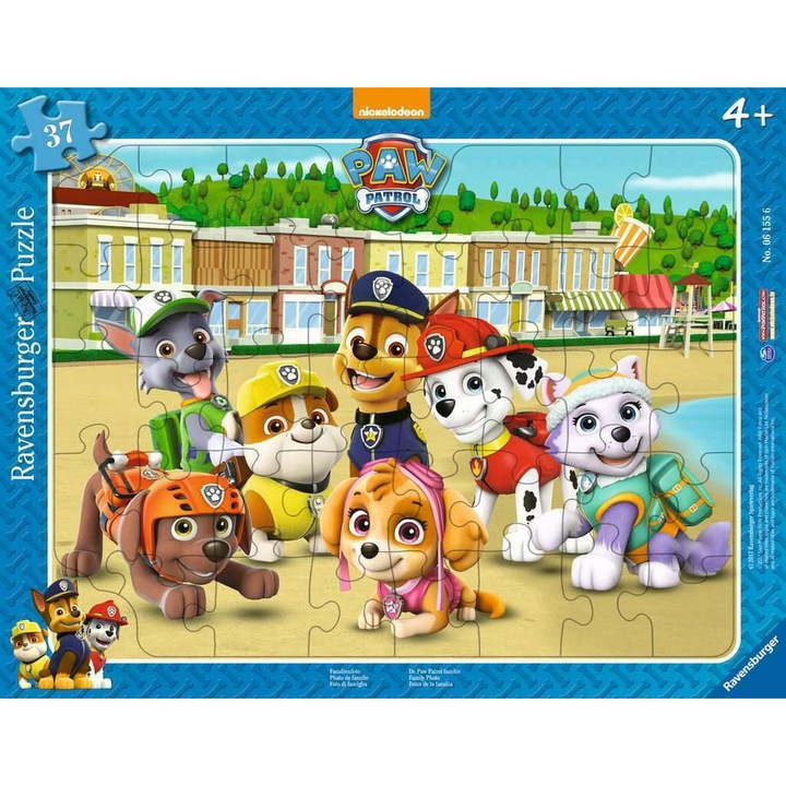 Puzzle Paw Patrol Ravensburger, 37 de piese