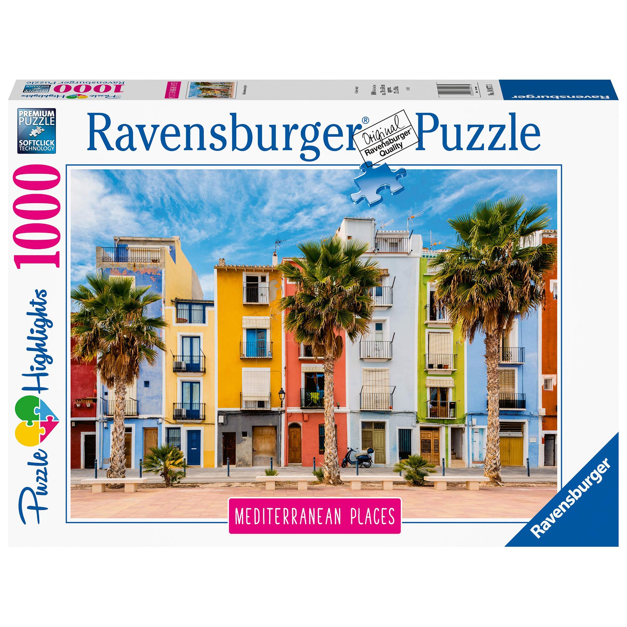 Puzzle Ravensburger - Spania Mediteraneana, 1000 piese