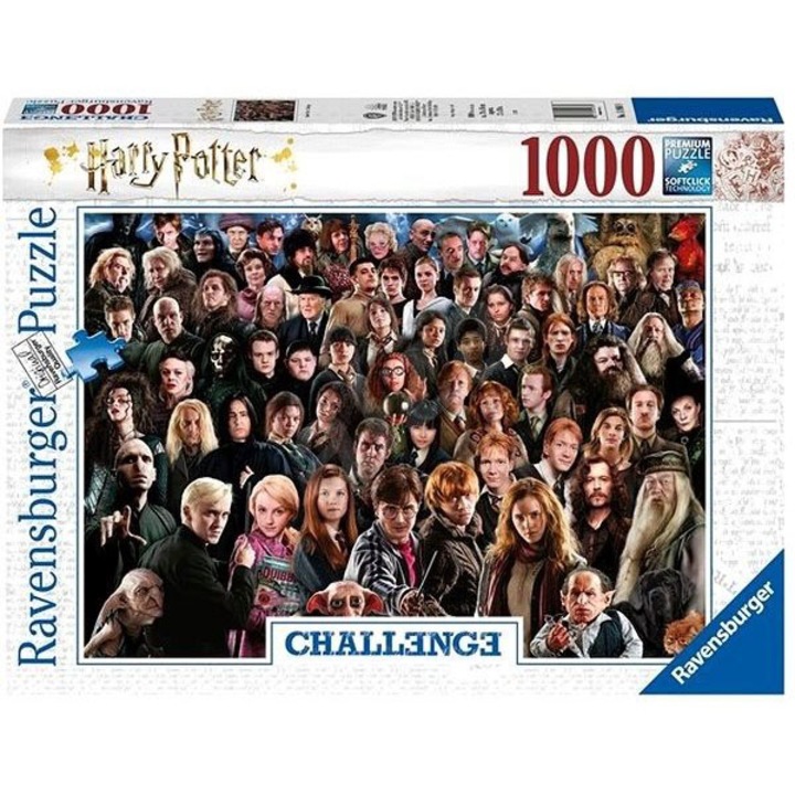 Пъзел, Ravensburger, Модел Хари Потър, 1000 части, Многоцветен