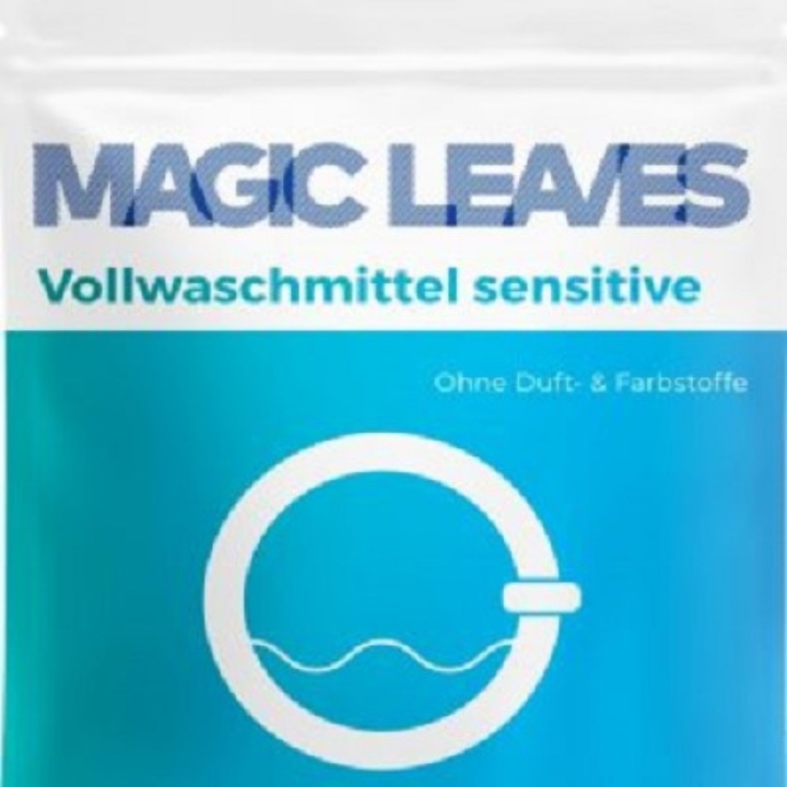 Detergent banda MAGIC LEAVES rufe sensitiv fara parfum si coloranti 20 spalari