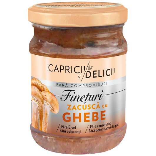 Zacusca cu ghebe Capricii si Delicii, 250g